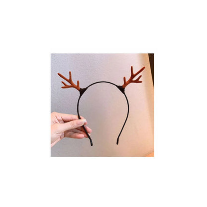 Christmas Cute Antlers Cloth Festival Hairpin