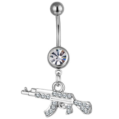 Belly Rings Fashion Geometric Rhinestone