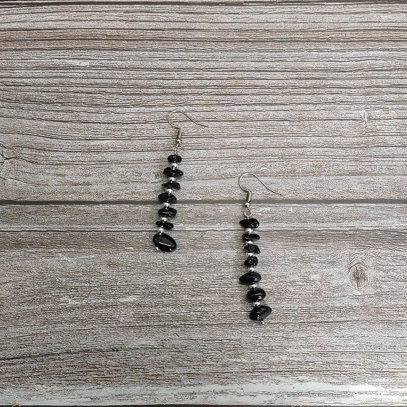 1 Pair Ethnic Style Geometric Natural Stone Drop Earrings