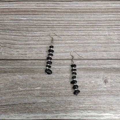 1 Pair Ethnic Style Geometric Natural Stone Drop Earrings