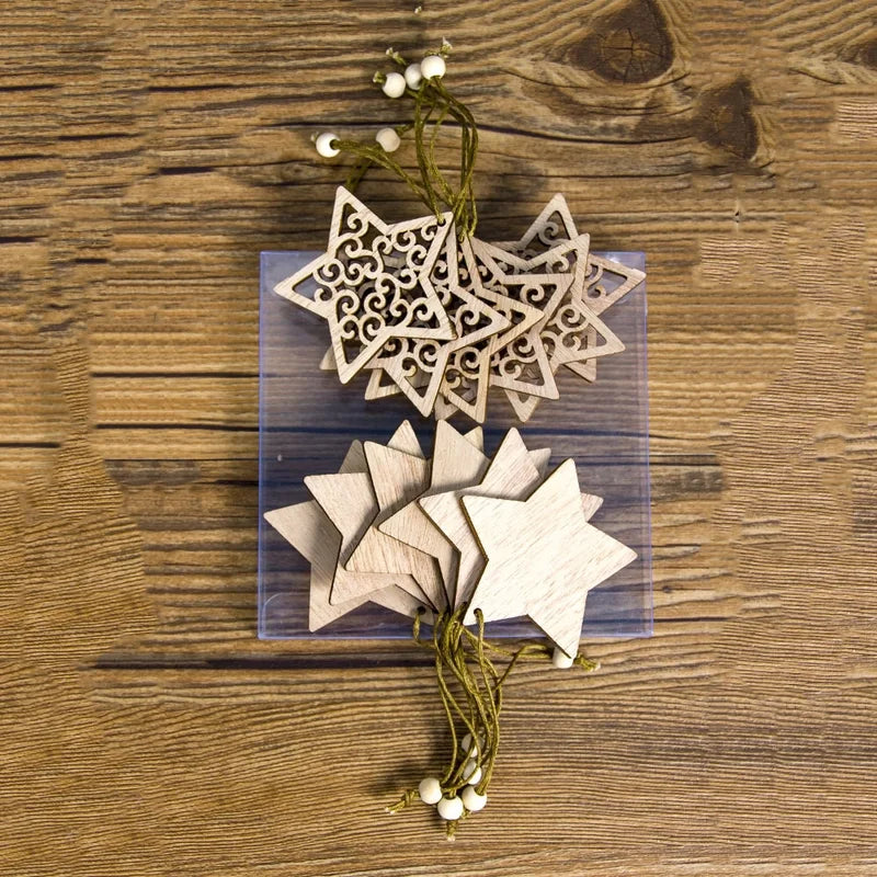 Christmas Wood Party Hanging Ornaments