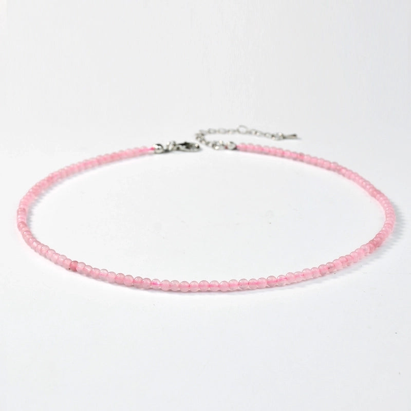 Minimalist Geometric Natural Stone Necklace In Bulk