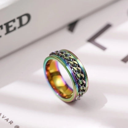 Minimalist Geometric Stainless Steel Rings