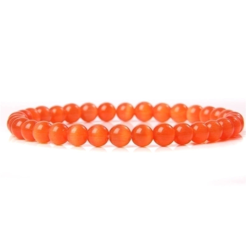 Fashion Solid Color Natural Stone Beaded Bracelets