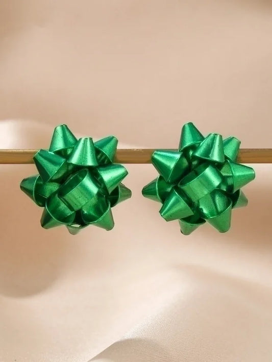 1 Pair Minimalist Snowflake Spray Paint Iron Ear Cuffs