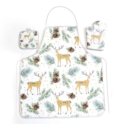 Christmas Vacation Tie Dye Polyester Apron 1 Set