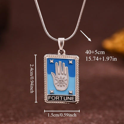 Vintage Style Minimalist Sun Moon Titanium Steel Copper Plating Pendant Necklace