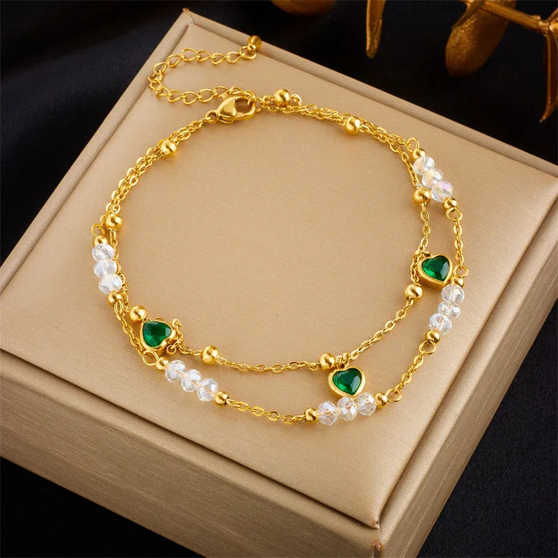 Fashion Women Titanium Steel Anklets