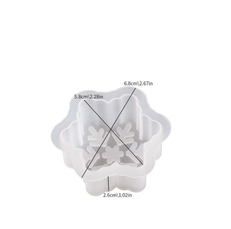 Christmas Cute Christmas Tree Snowflake Silica Gel