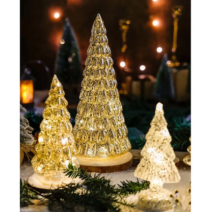 Christmas Minimalist Classic Style Christmas Tree Glass Holiday Festival Ornaments