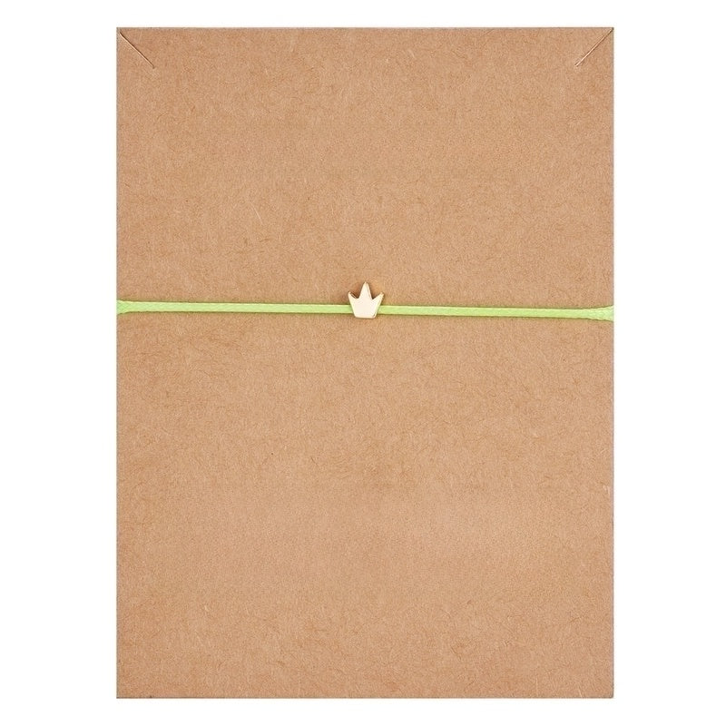 New Fashion Necklace Heart-shaped Butterfly Weaving Adjustable Copper Bracelet