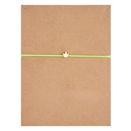 New Fashion Necklace Heart-shaped Butterfly Weaving Adjustable Copper Bracelet