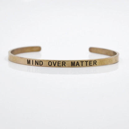 Casual Minimalist Letter Stainless Steel Cuff Bracelets