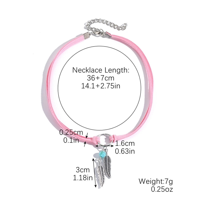 Ethnic Style Geometric Water Droplets Turquoise Metal Earrings Necklace