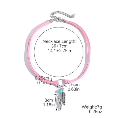 Ethnic Style Geometric Water Droplets Turquoise Metal Earrings Necklace