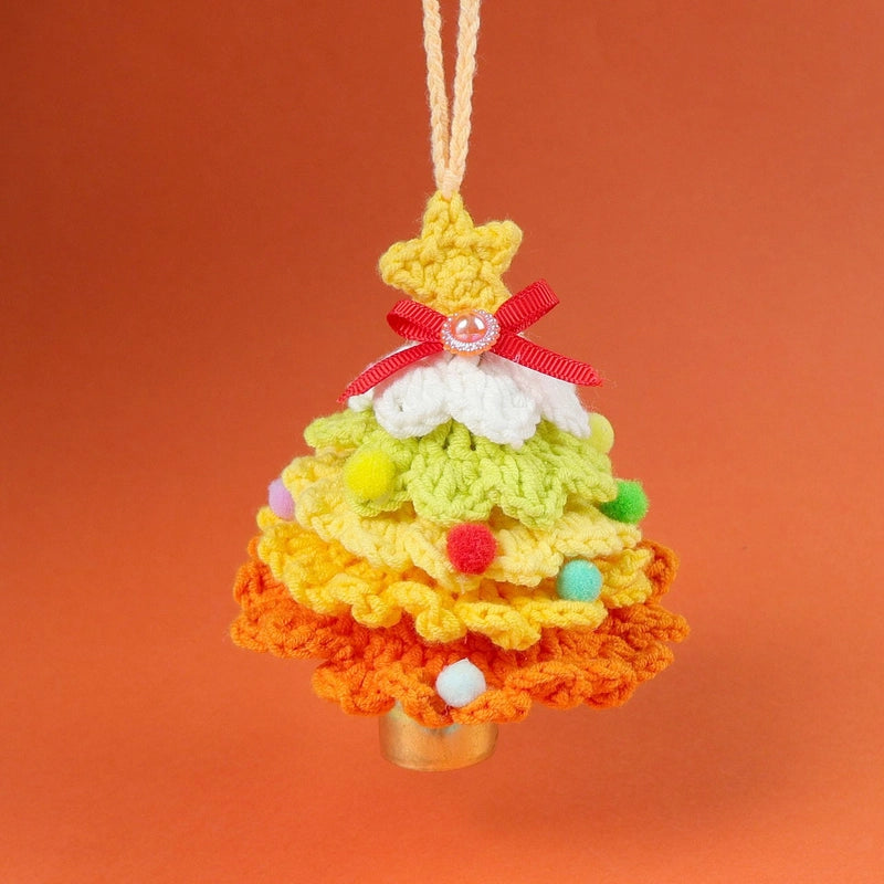 Christmas Pastoral Christmas Tree Plastic Yarn Party Ornaments
