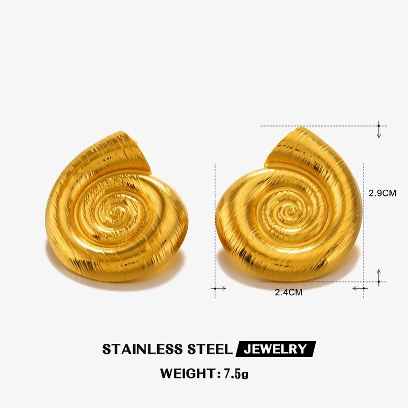 Casual Beach Starfish Shell 304 Stainless Steel Artificial Pearls Zircon 18K Gold Plated Polishing Inlay Rings Earrings