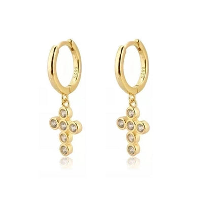 1 Pair Streetwear Devil\'s Eye Heart Shape Butterfly Plating Inlay Copper Zircon Drop Earrings