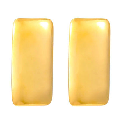 1 Pair Elegant Streetwear Geometric Plating 304 Stainless Steel Ear Studs