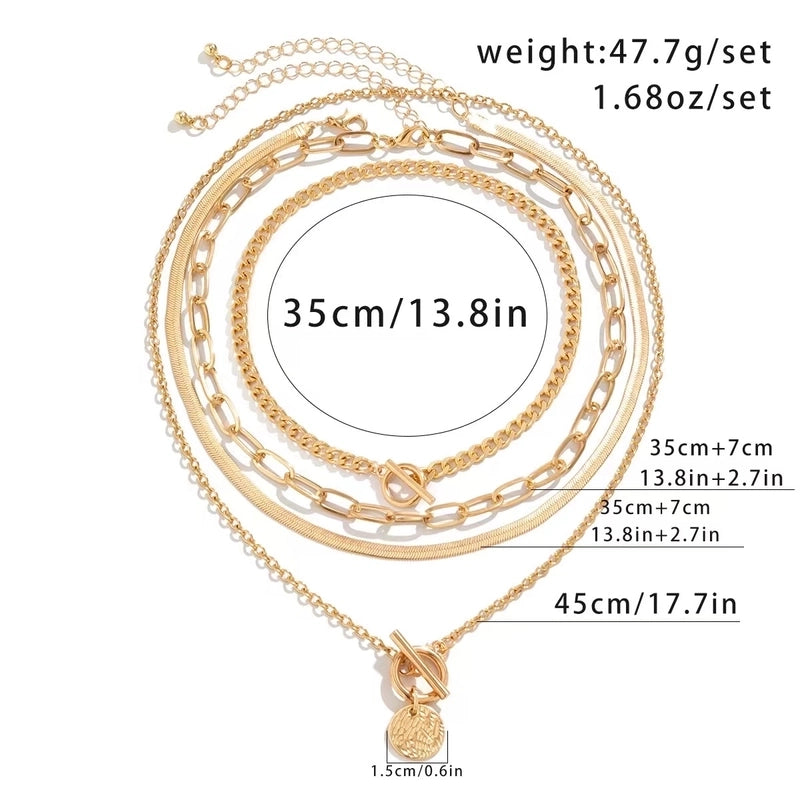 CCB Alloy Copper Gold Plated Silver Plated Hip-Hop Punk Toggle Plating Heart Shape Pendant Necklace Necklace