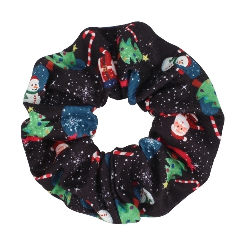 Christmas Circles Snowman Bells Santa Claus Antlers Hat Gift Crutch Party Holiday Colon Circles