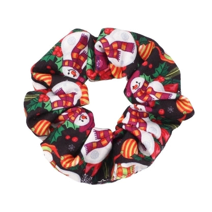 Christmas Circles Snowman Bells Santa Claus Antlers Hat Gift Crutch Party Holiday Colon Circles