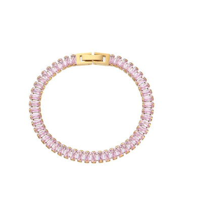 Minimalist Women Geometric Stainless Steel 18K Gold Plated Bracelets