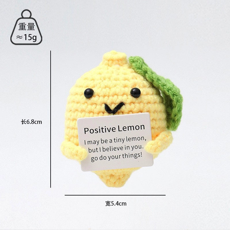 Cartoon Style Cute Animal Fruit Yarn Artificial Decorations