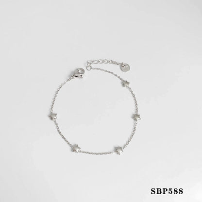 Modern Style Geometric Star Heart Shape 304 Stainless Steel 16K Gold Plated White Gold Plated Gold Plated Artificial Pearls Rhinestones Bracelets In Bulk