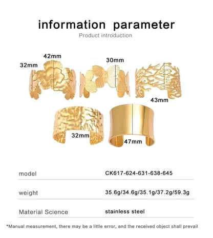 Classic Style Solid Color 304 Stainless Steel 18K Gold Plated Bangle In Bulk Stainless Steel Bracelets