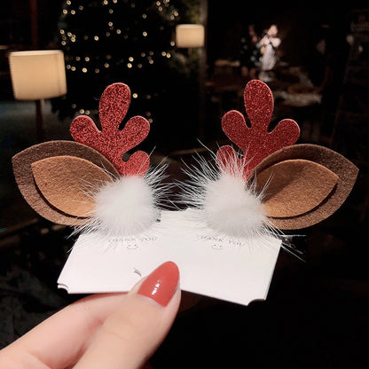 Christmas Fashion Antlers Plush Festival