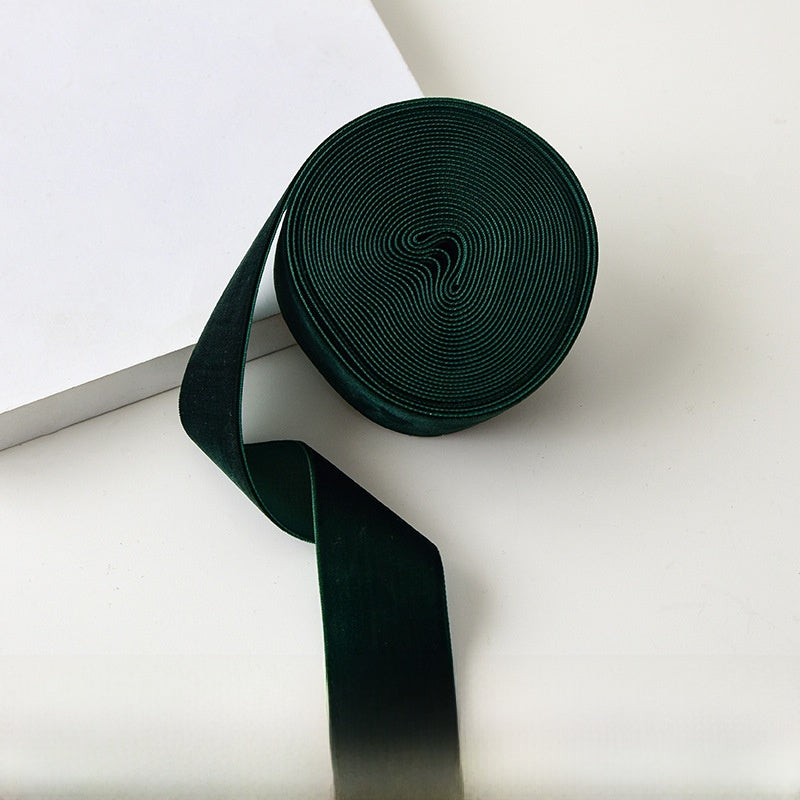 Christmas Velvet Ribbon Gift Wrapping Christmas Diy Bow Tie Christmas Tree Decoration