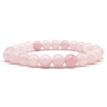 Minimalist Solid Color Natural Stone Beaded Bracelets