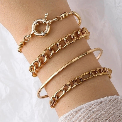 Casual Punk Minimalist Geometric Butterfly Alloy Gold Plated Artificial Gemstones Artificial Diamond Bangle In Bulk