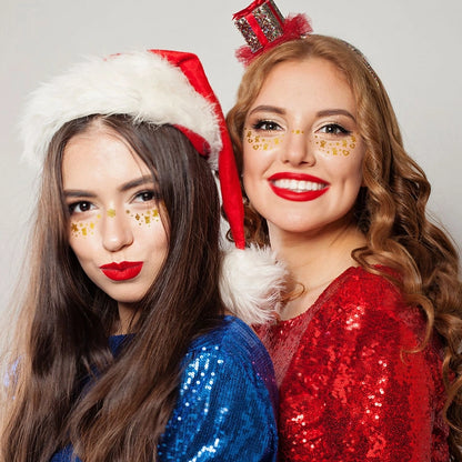 Christmas Christmas Tree Santa Claus Elk Transfer Decal Tattoos & Body Art 1 Set