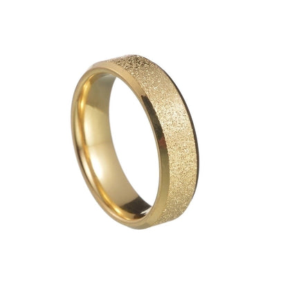 Fashion Geometric 201 Stainless Steel Gold Plated Plating Rings