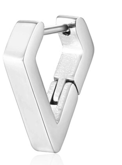 1 Piece Fashion Square Star Heart Shape 201 Stainless Steel 18K Gold Plated Earrings