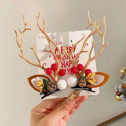 Christmas Cute Antlers Daily Hairpin