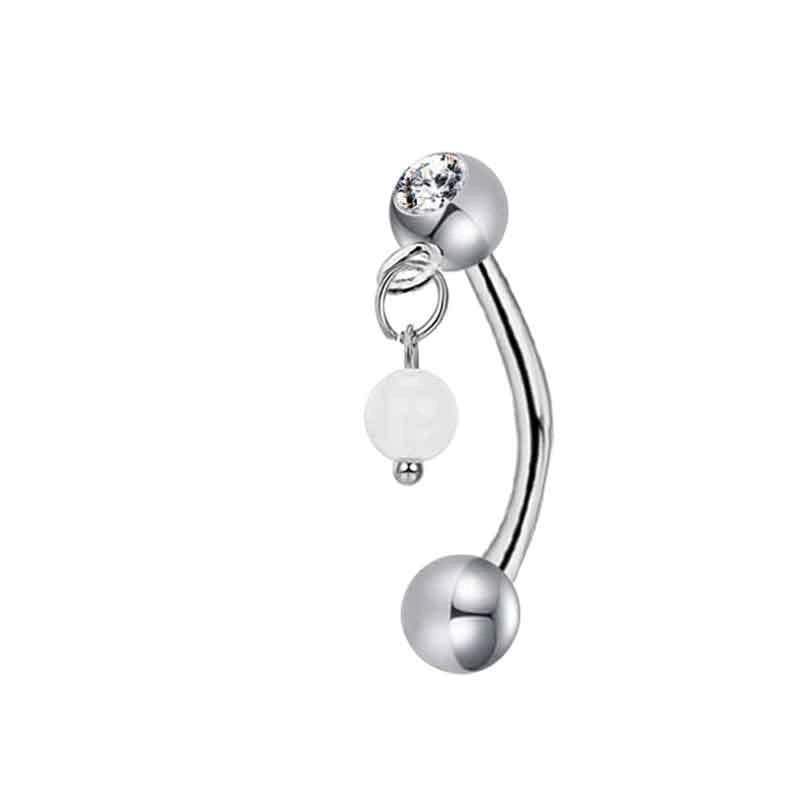 1 Piece Ear Cartilage Rings & Studs Minimalist Classic Style Water Droplets 304 Stainless Steel Eyebrow Studs Ear Cartilage Rings & Studs