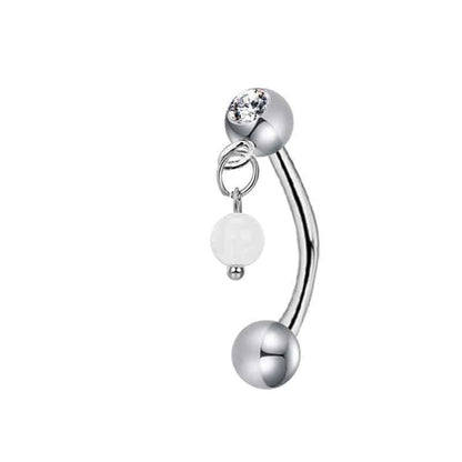 1 Piece Ear Cartilage Rings & Studs Minimalist Classic Style Water Droplets 304 Stainless Steel Eyebrow Studs Ear Cartilage Rings & Studs