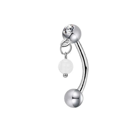 1 Piece Ear Cartilage Rings & Studs Minimalist Classic Style Water Droplets 304 Stainless Steel Eyebrow Studs Ear Cartilage Rings & Studs