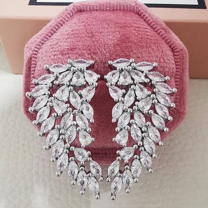 1 Piece Fashion Butterfly Copper Inlay Zircon Open Ring