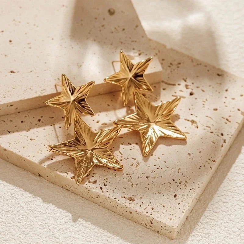 1 Piece Retro Vintage Style Modern Style Double Heart Circle Heart Shape Pleated Copper 18K Gold Plated Drop Earrings