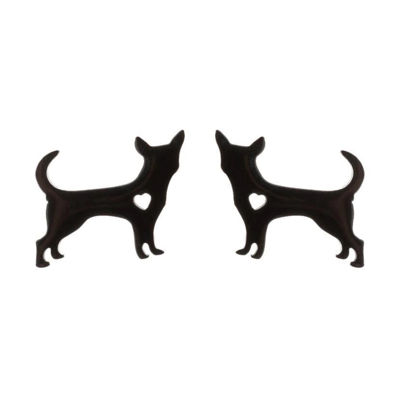 1 Pair Minimalist Animal Plating 304 Stainless Steel 18K Gold Plated Ear Studs