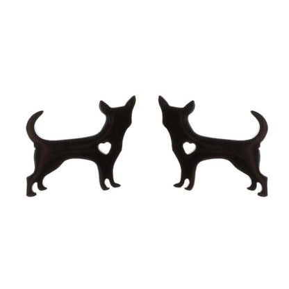 1 Pair Minimalist Animal Plating 304 Stainless Steel 18K Gold Plated Ear Studs