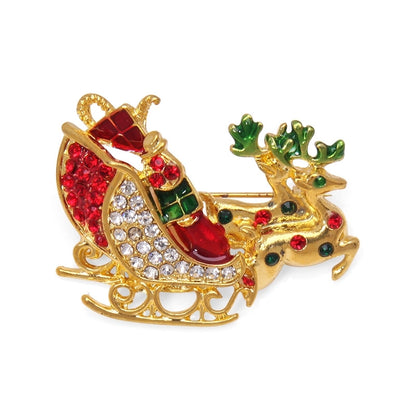 Cartoon Style Geometric Alloy Plating Artificial Diamond Women's Cartoon Brooches