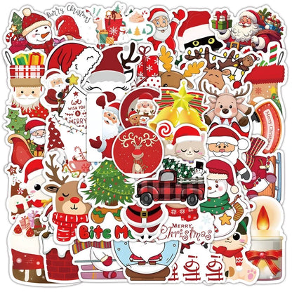 Christmas Cute Christmas Tree Santa Claus Snowman PVC Christmas School Party Accessories
