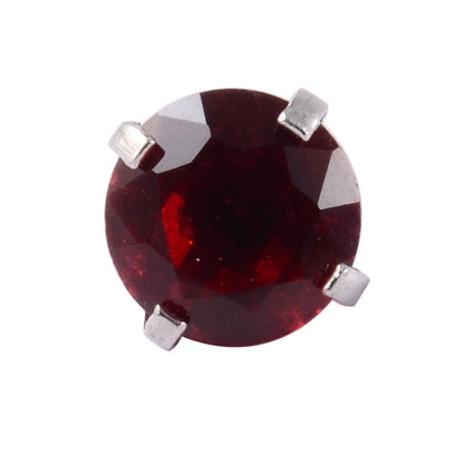 Stainless Steel Heart Labret Round Zircon Stud Earrings With Diamond XINGX Labret Lip Ring 2-5mm Zircon Earrings Accessories