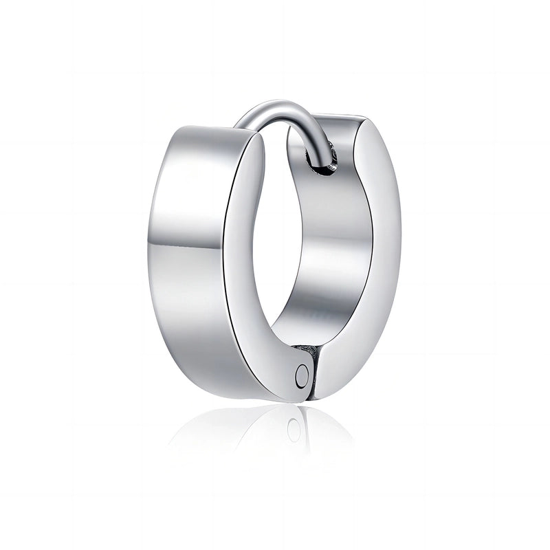 10 PCS/Package Basic Minimalist Commute Geometric Plating 304 Stainless Steel Hoop Earrings