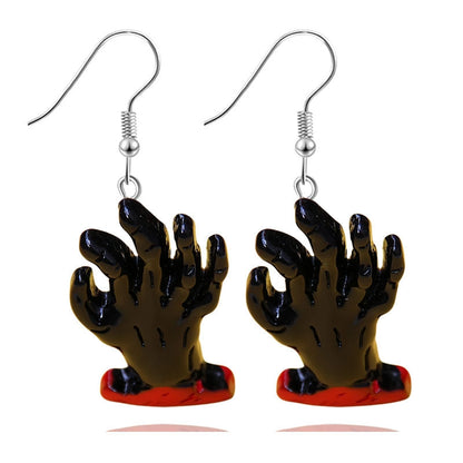 Halloween Cute Classic Style Pumpkin Hand Eye Resin Party Festival